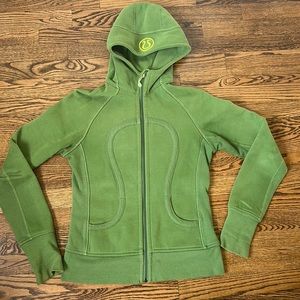 Green Lululemon zip up
